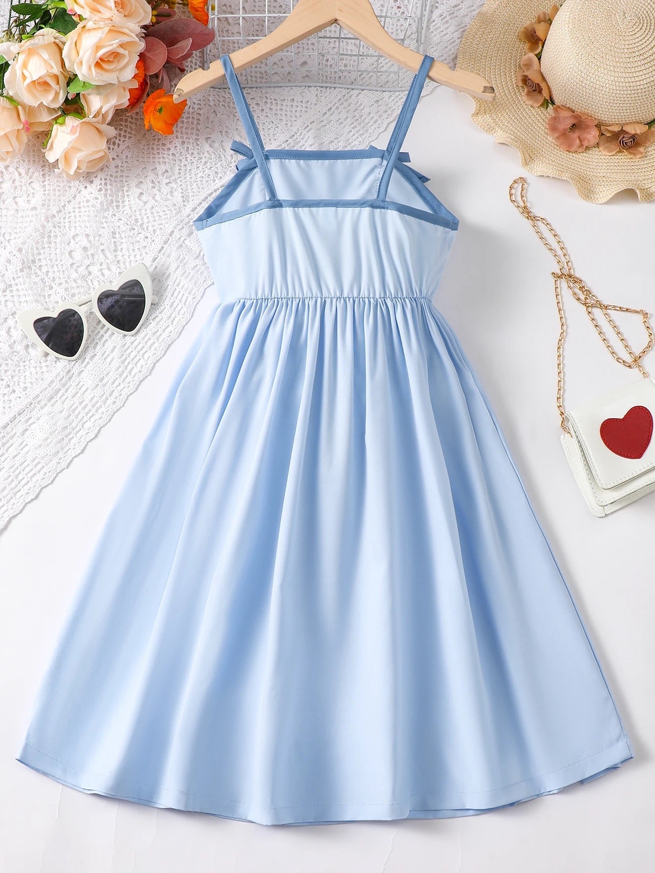 Girls spaghetti strap dress FSH