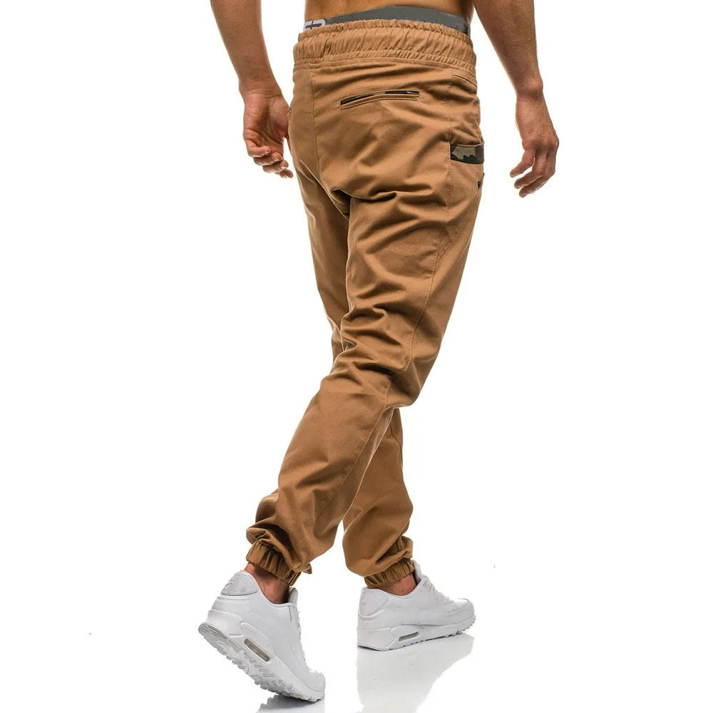 Men drawstring casual sweatpants Yin