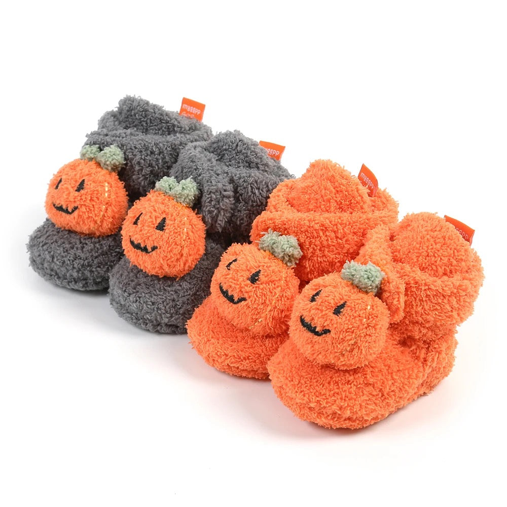 INFANTS Cute Halloween pumpkin slippers SHO