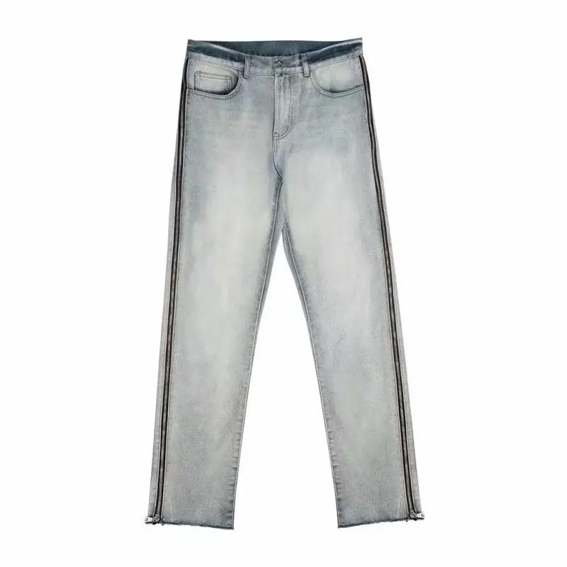Men elastic soft leisure spring denim Jeans Yin