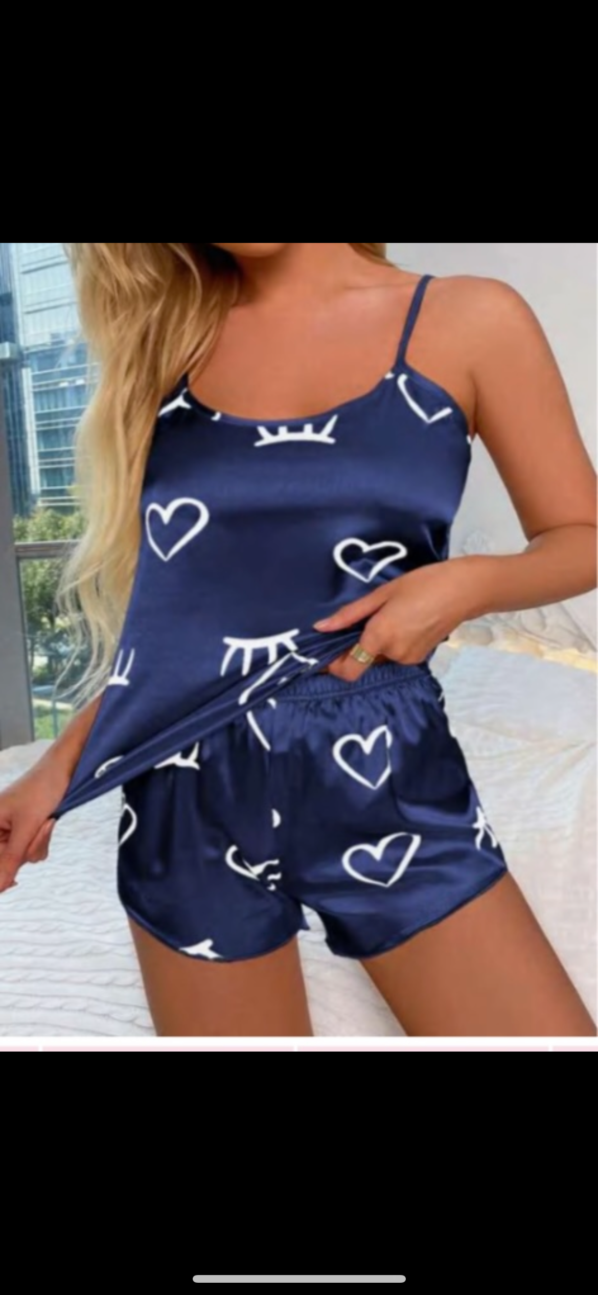 Two piece pajama short set