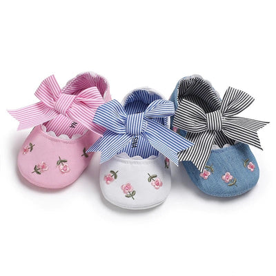 Infants cotton bow tie shoes SHO