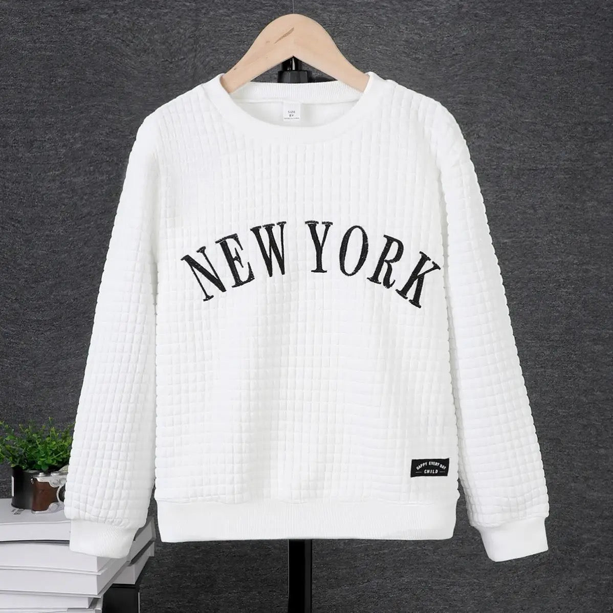 Kids white sweat shirt FSH