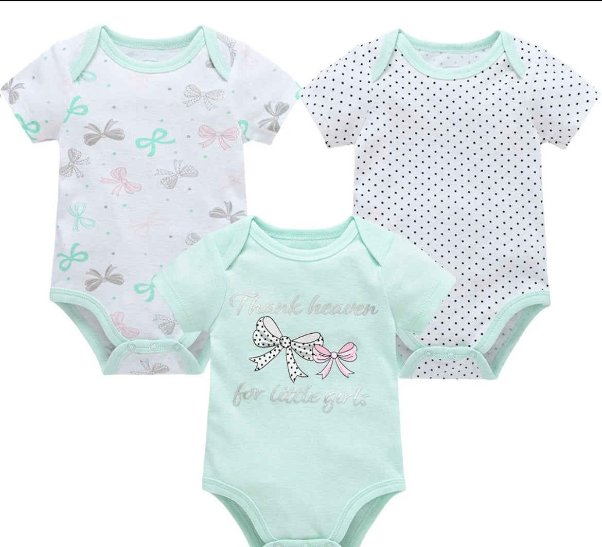 Infants 3Pc onesies Hou