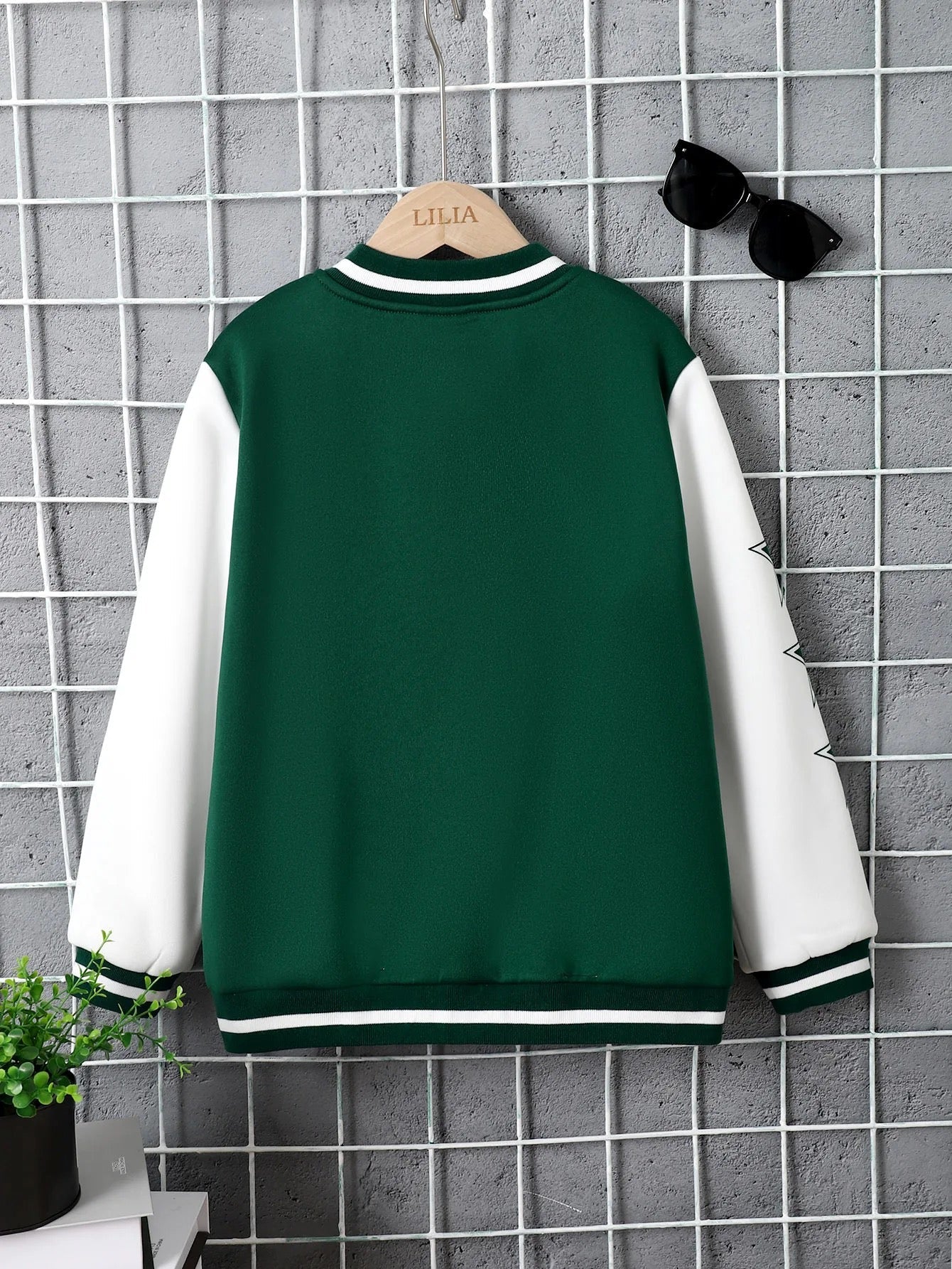Kids baseball print jacket FSH