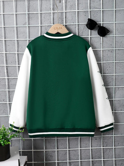Kids baseball print jacket FSH