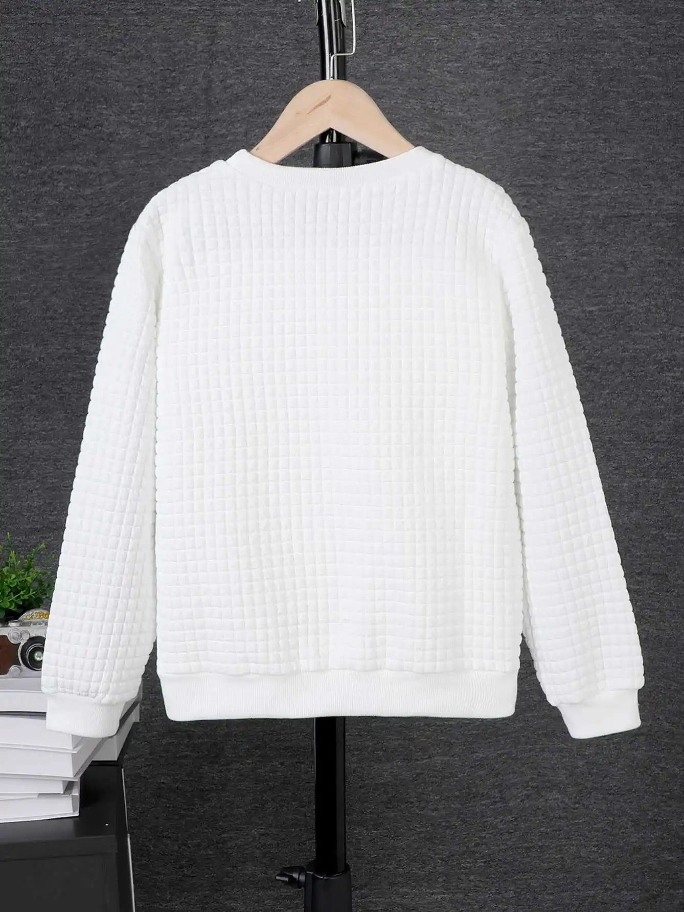 Kids white sweat shirt FSH