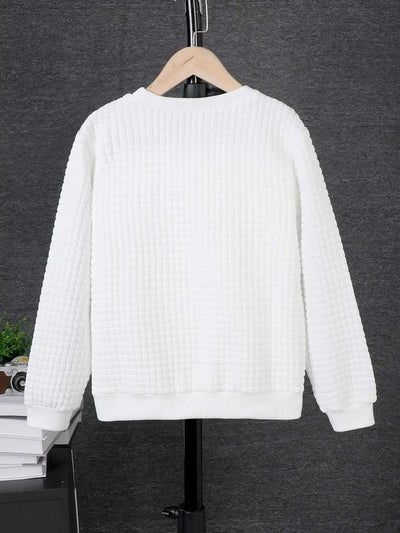Kids white sweat shirt FSH