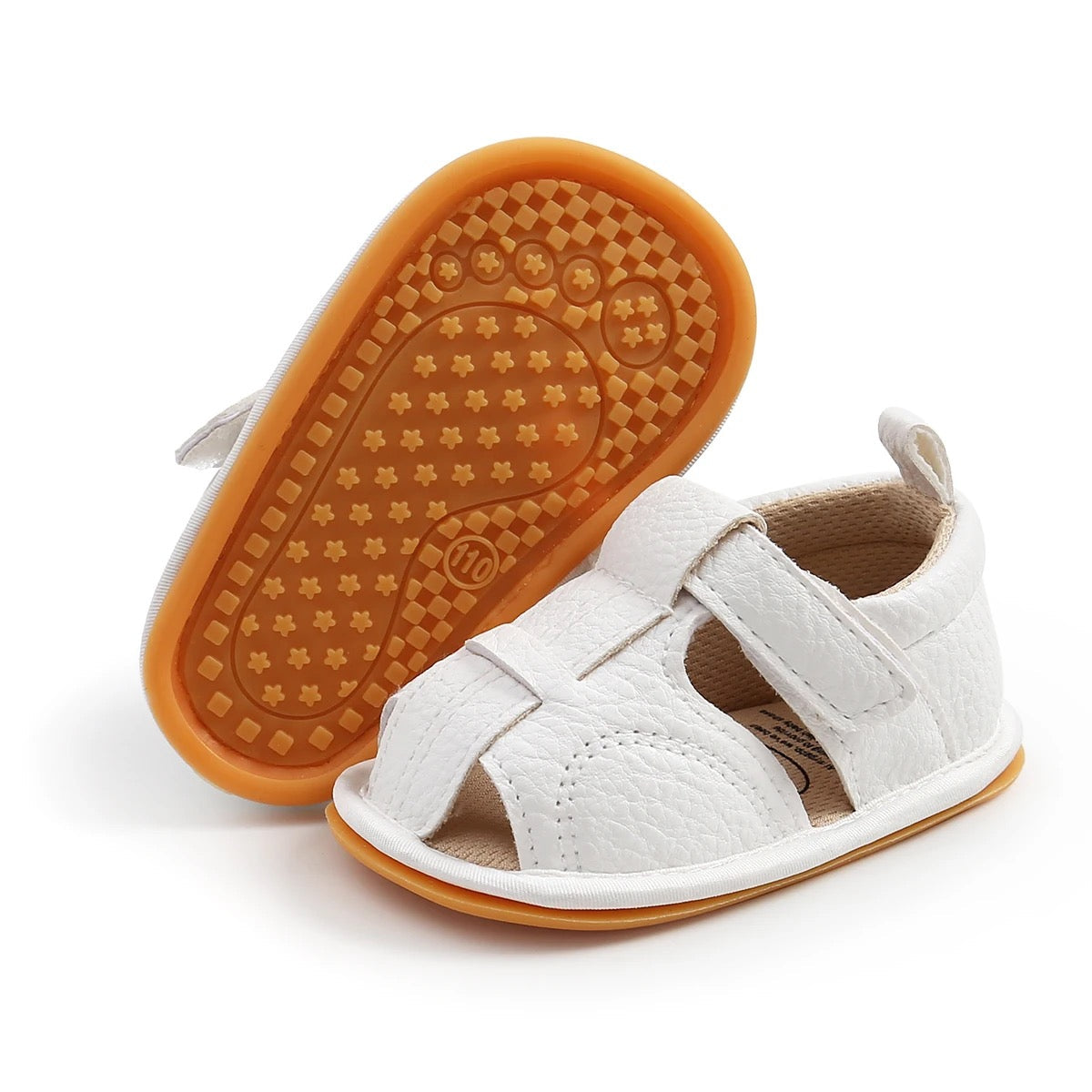 Infants leather sandals