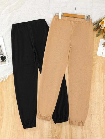 Girls winter sporty leg sweatpants FSH