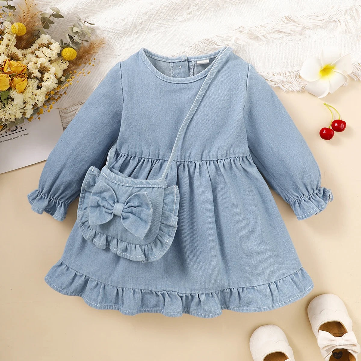 Infant girls ruffle dress FSH