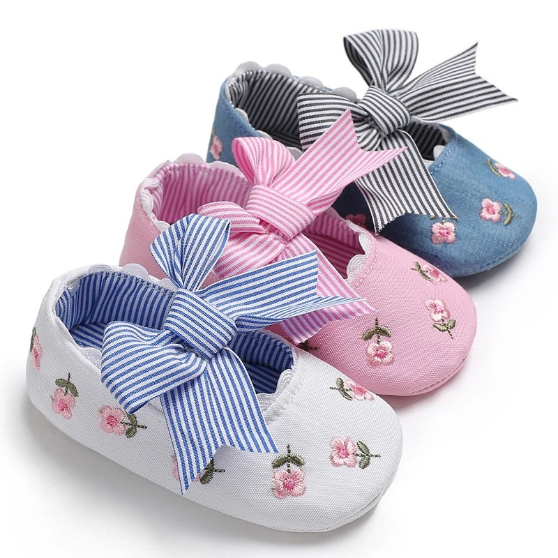 Infants cotton bow tie shoes SHO