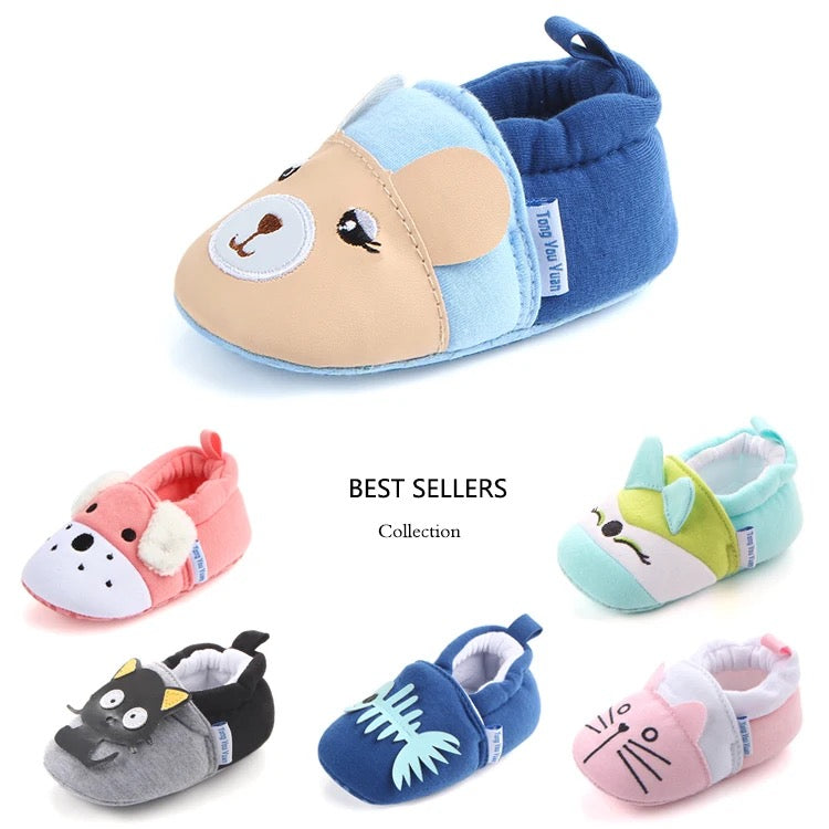 Infants animal house slippers SHO