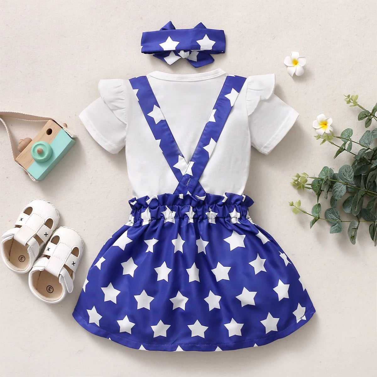 Infant girls Independence Day dress