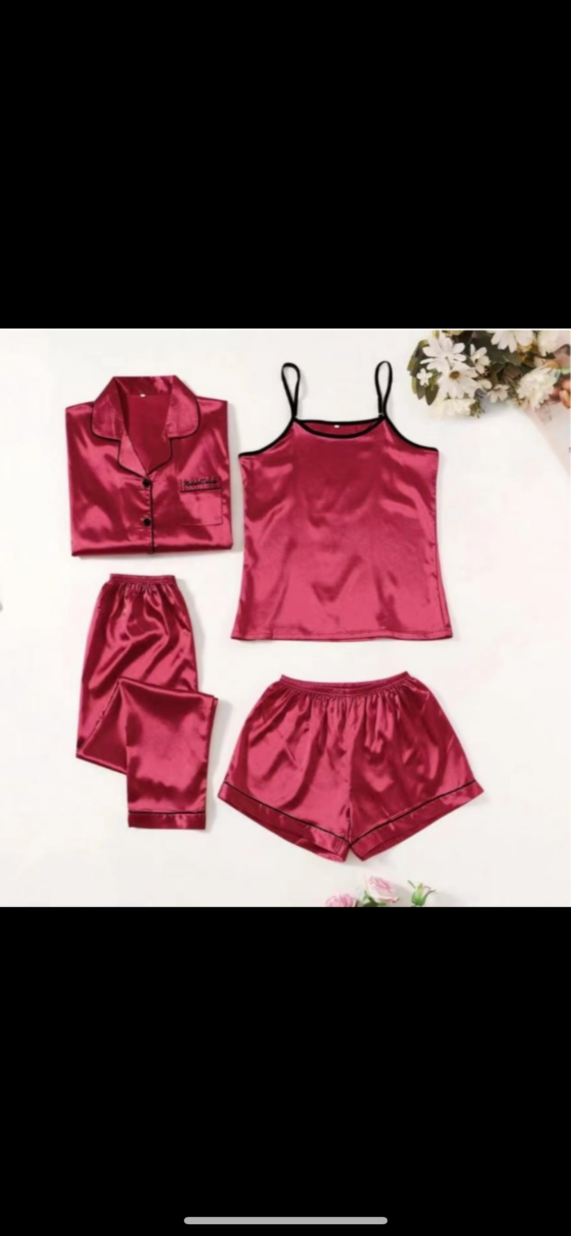 4 piece pajama set