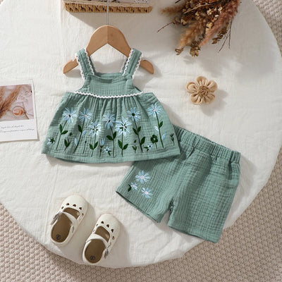 Infant girls summer short set FSH