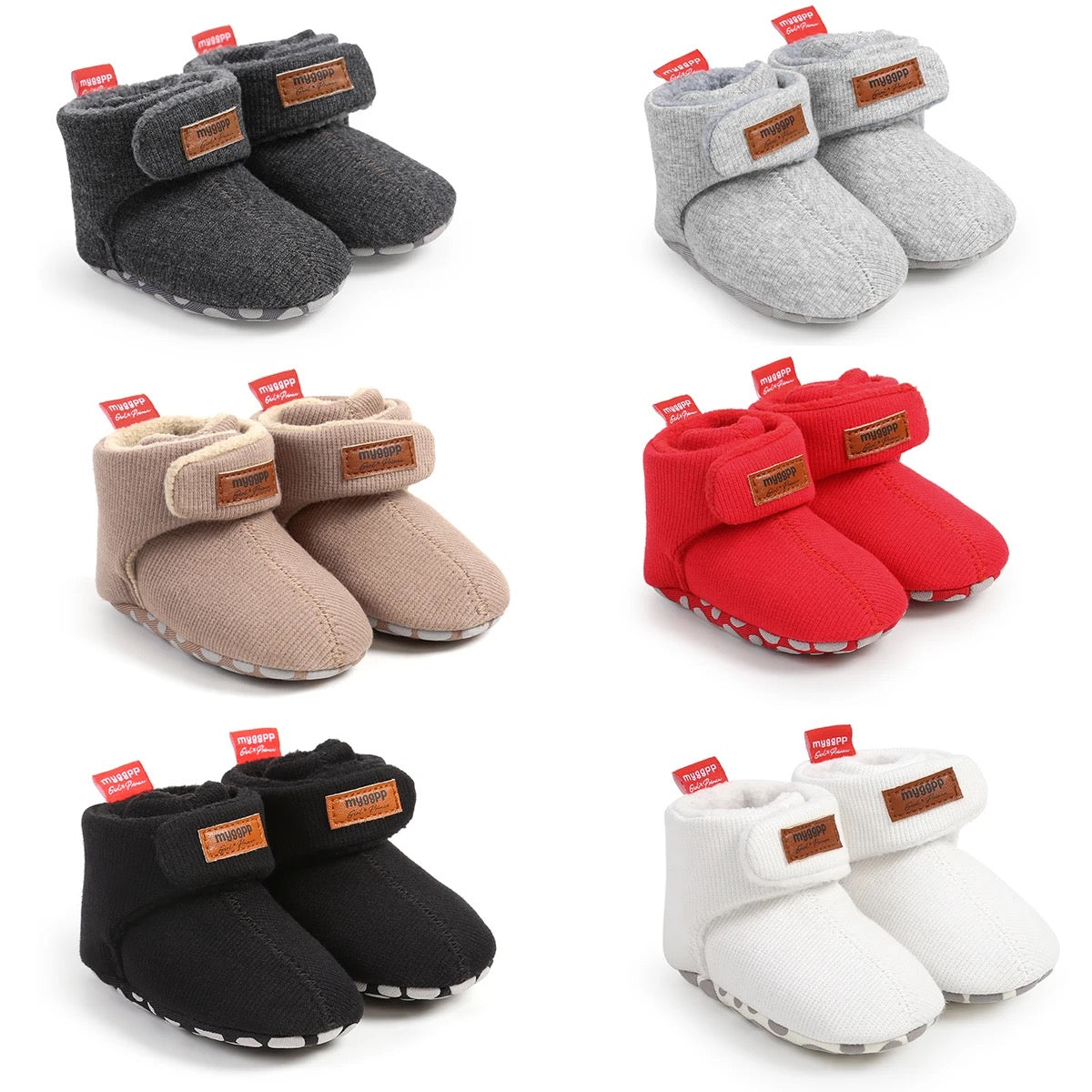 Infants cozy fleece anti slip booties SHO