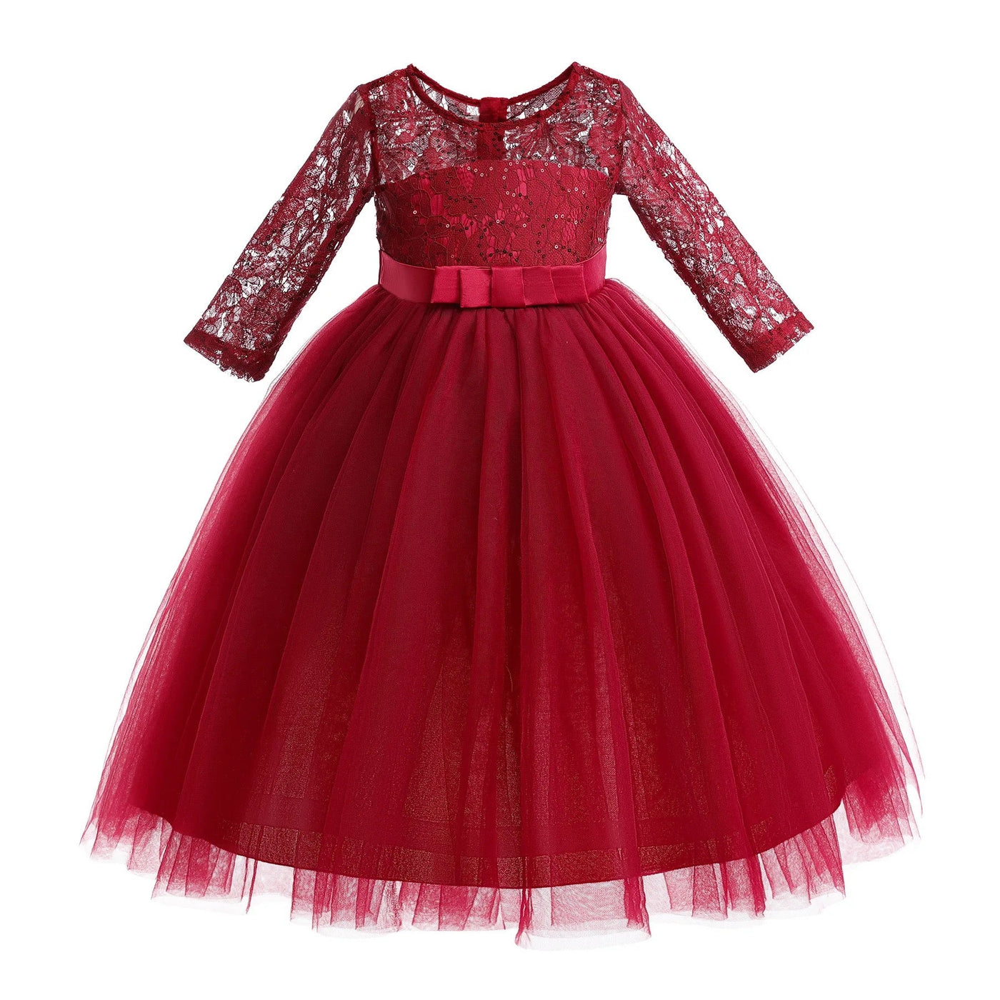 Girls lace evening event dress FSH