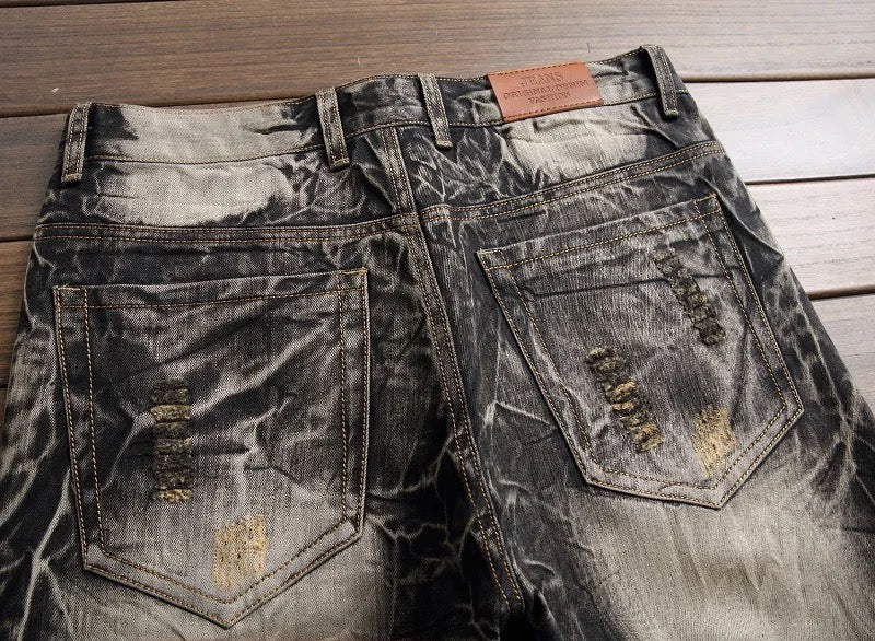 Men vintage jeans Yin