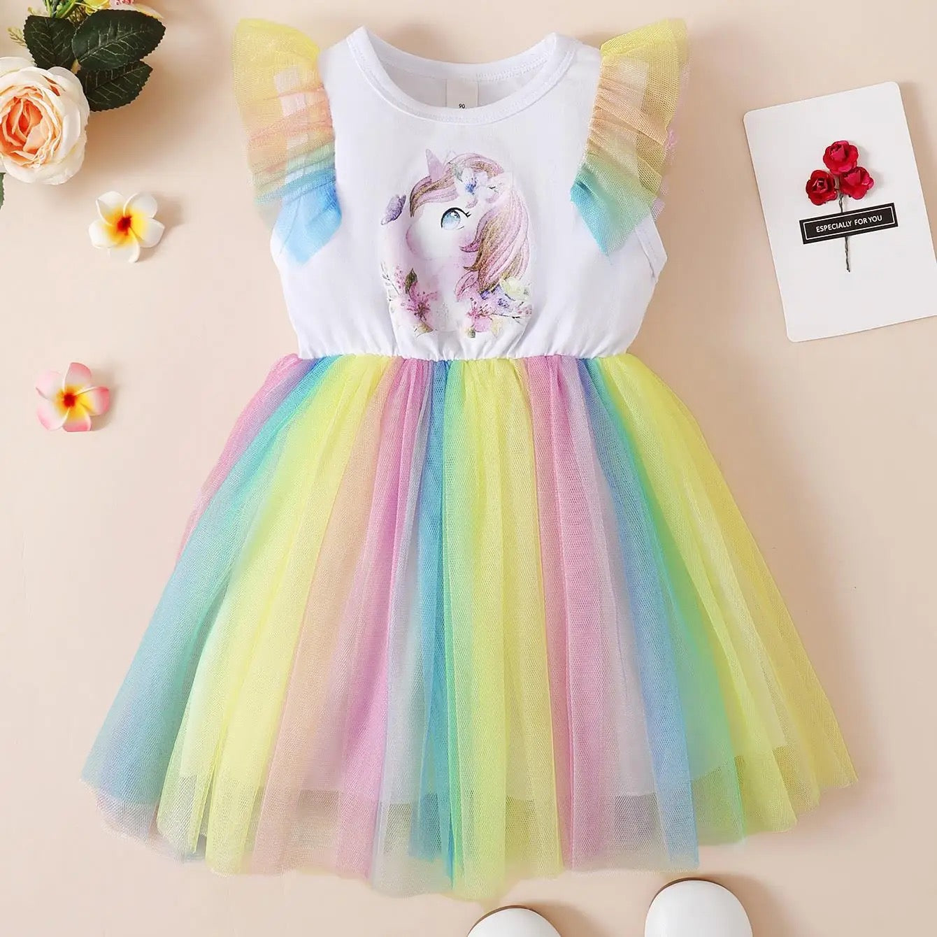 Girls unicorn tutu dress FSH