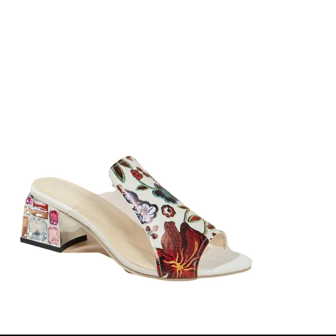 Women high heel slipper