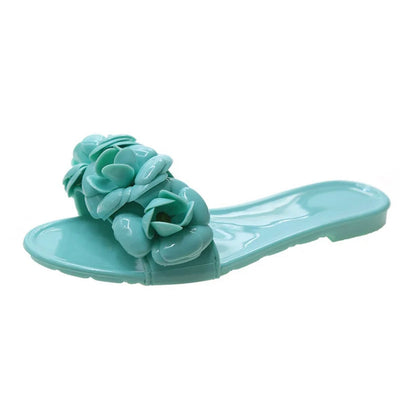 Women jelly sandals non slip slippers