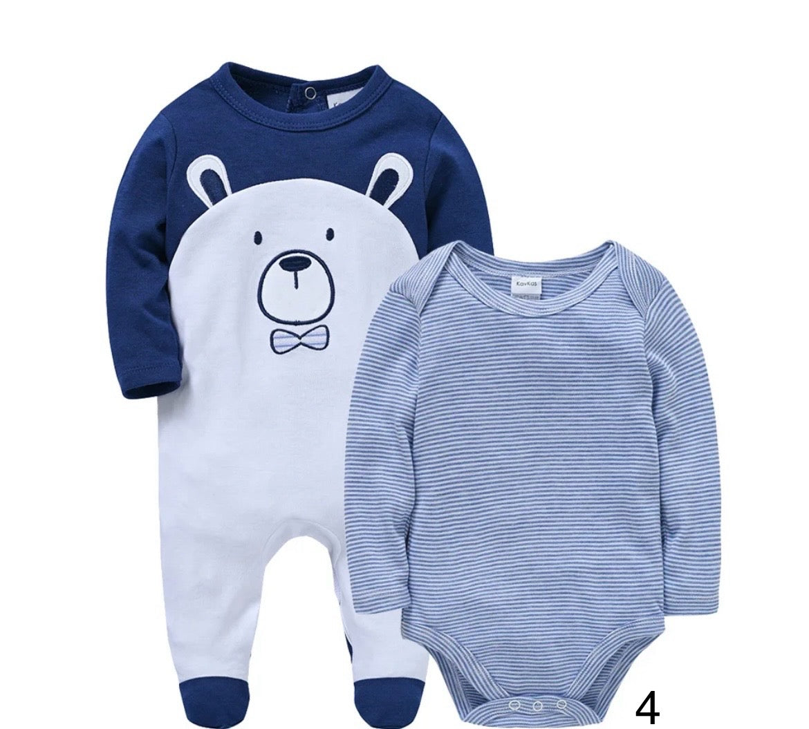 Infants 100% cotton pajamas Hou