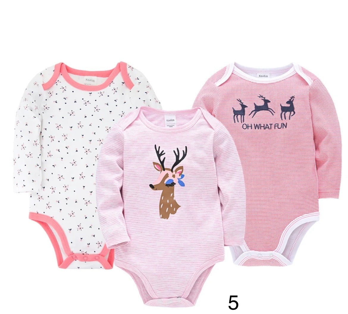 Infants 3 pc onesies HOU