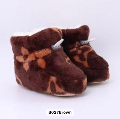 Infants winter cozy fleece lined baby snow boots SHO