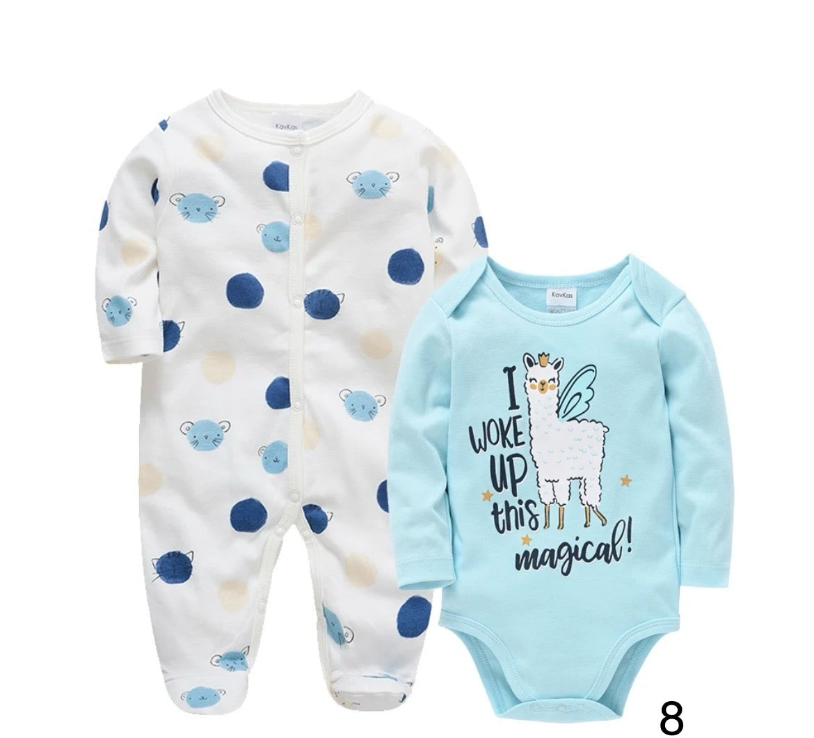 Infants 100% cotton pajamas Hou