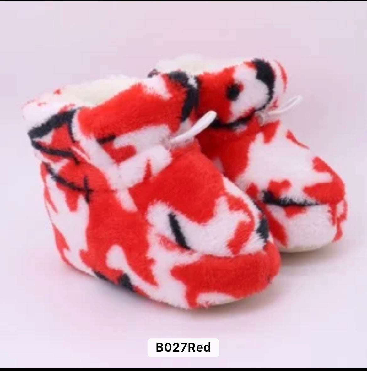 Infants winter cozy fleece lined baby snow boots SHO