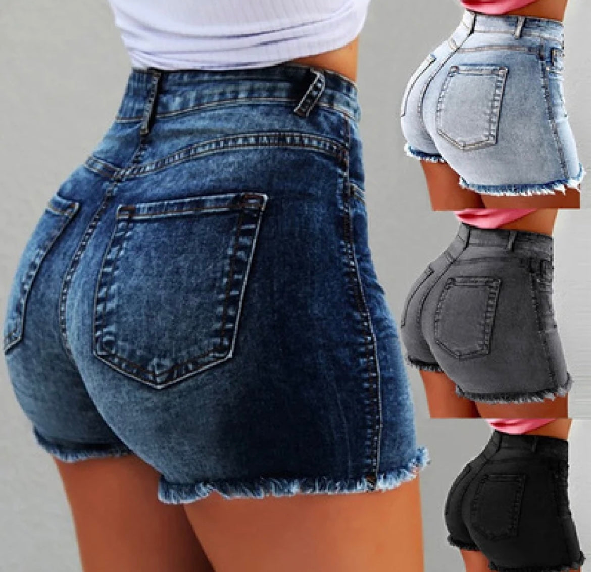 Women denim shorts