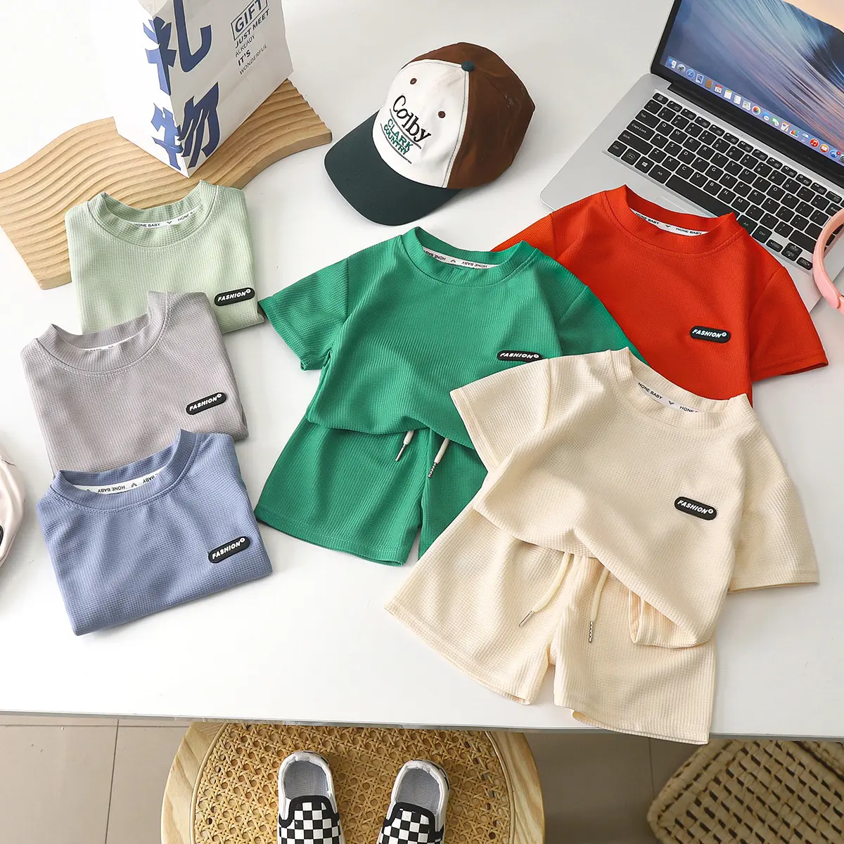 Boys Clothing Sets Children T-shirt Short Sleeve