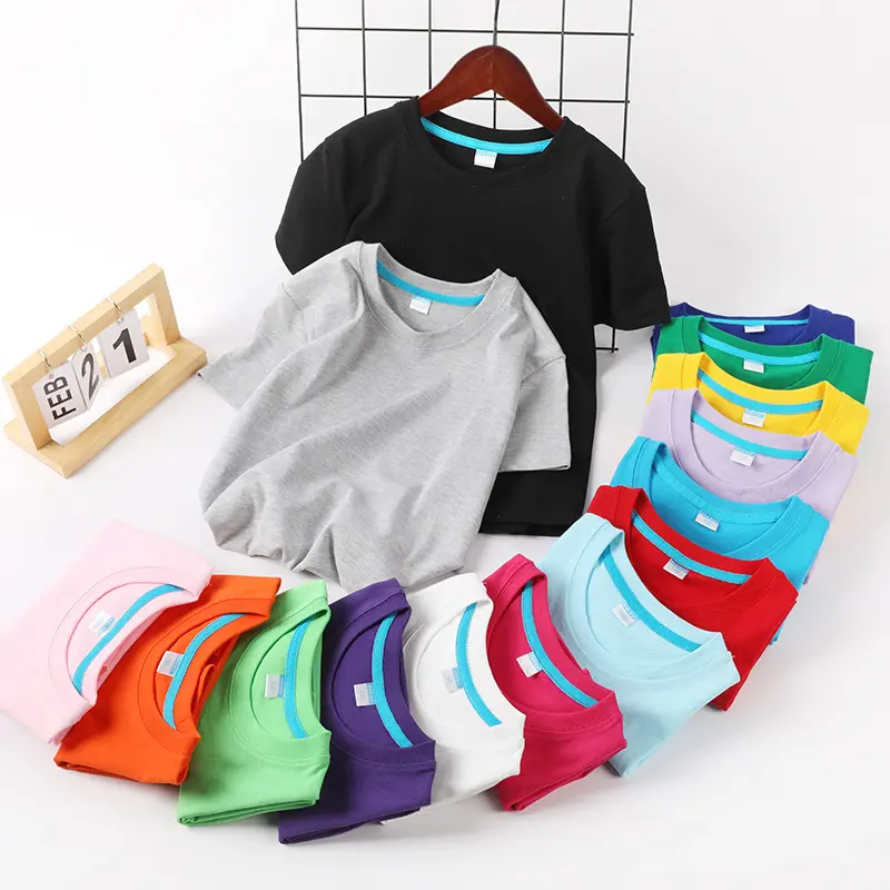 Children Short Sleeve T-Shirt Custom Logo