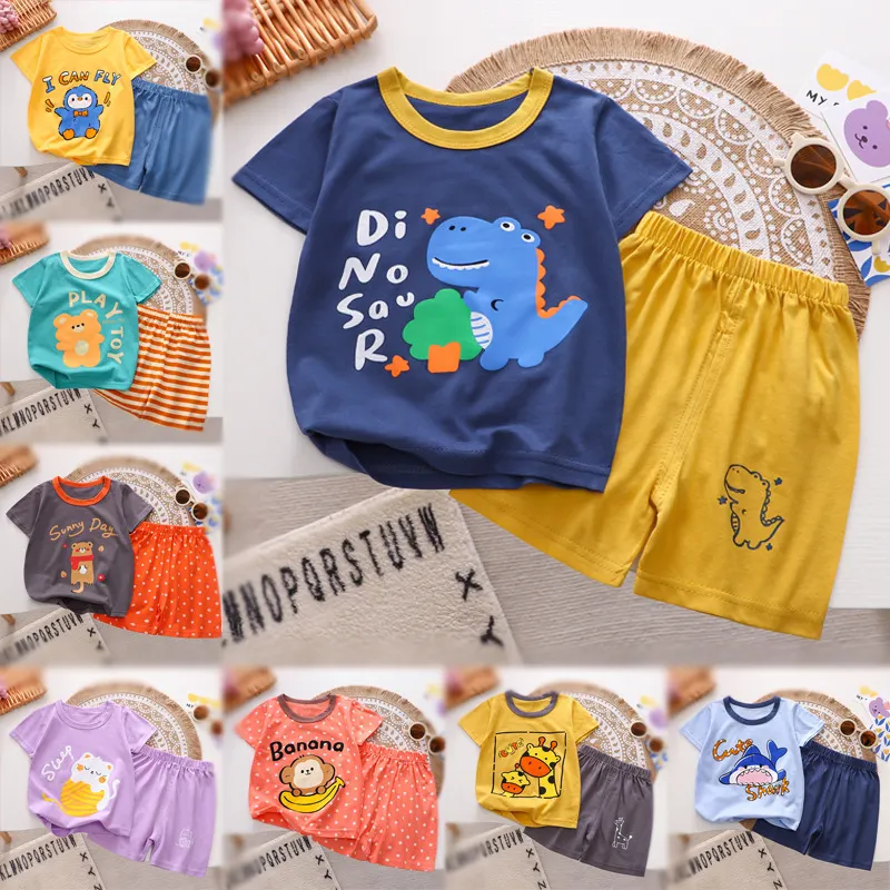 Baby Clothing Sets Children's T Shirt Shorts Suit Cotton Boys Set Cotton Kids Clothing Set