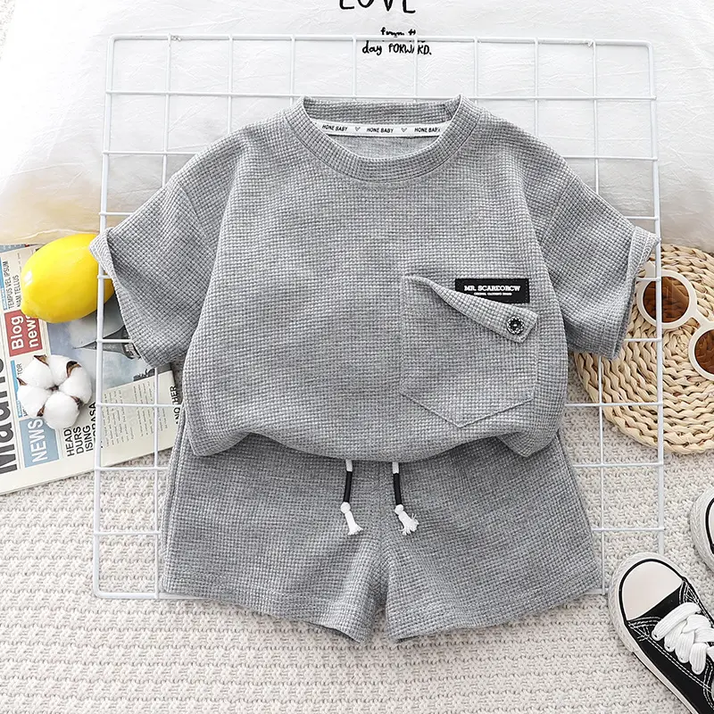 Cotton Baby Clothing Sets Kids Boys Summer Clothes