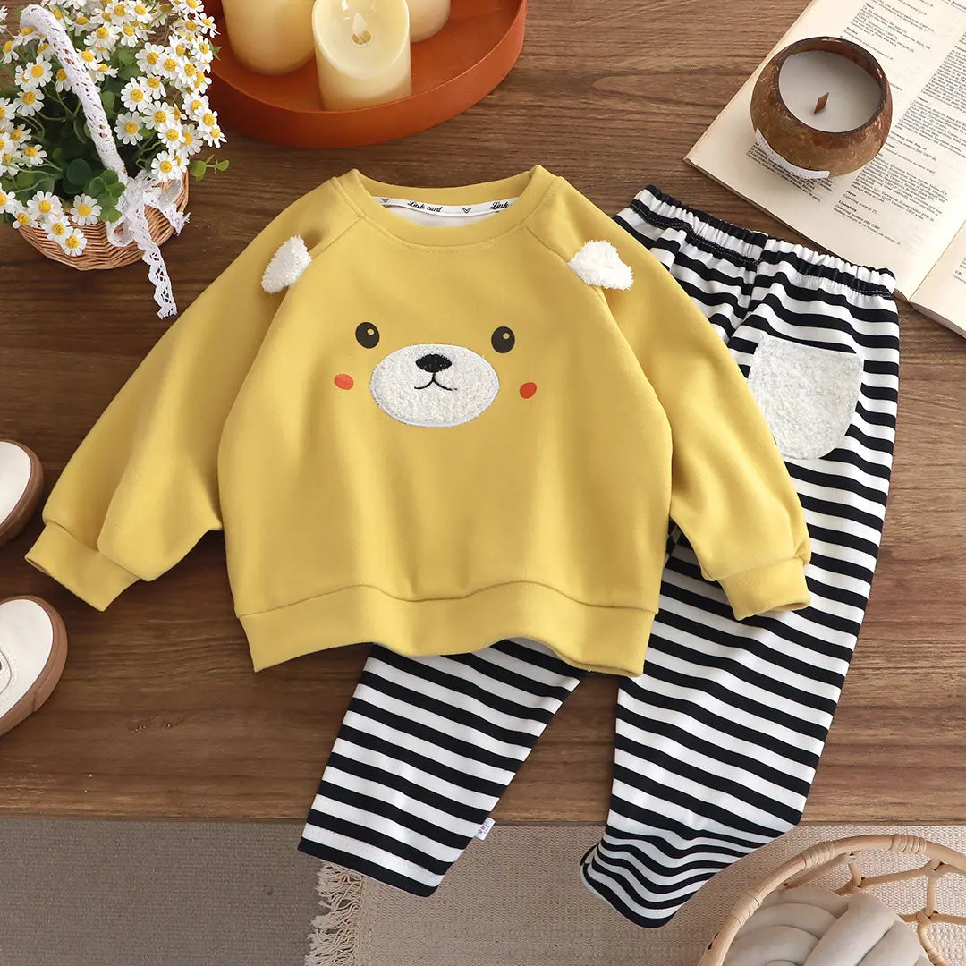 Girl Boutique Clothes Kids Baby Casual Pants T-shirts Sports Style Wear Boys 2 pieces sets