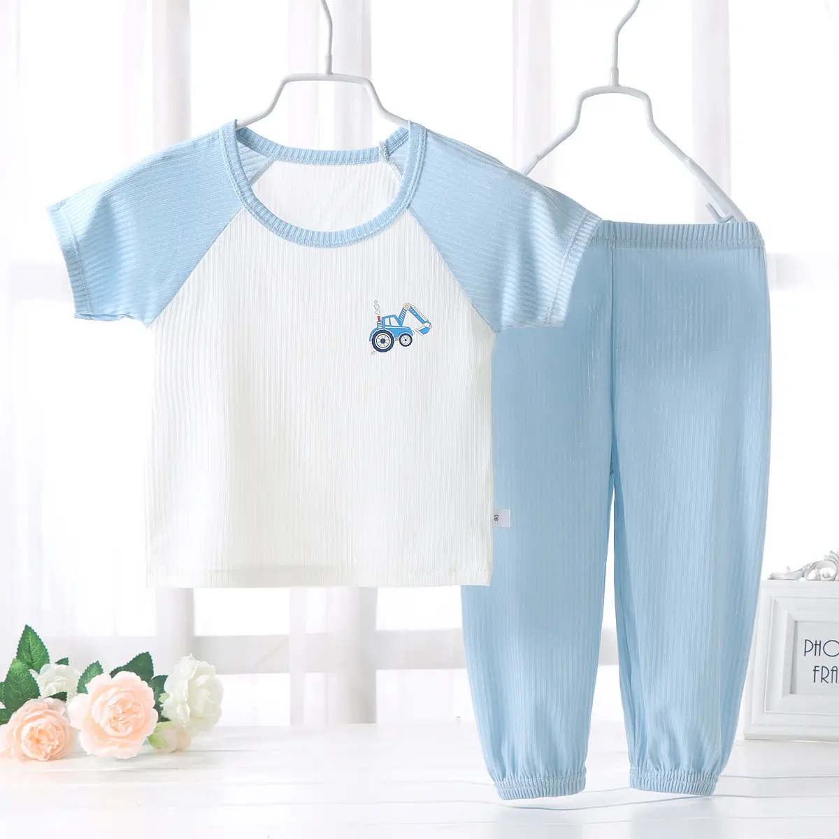 Boys and Girls Clothing Sets Kids Summer Pajamas Sets