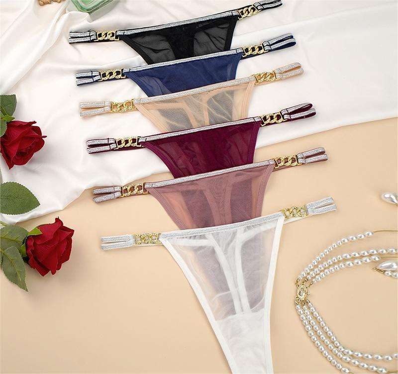 Ladies Panties Sports Briefs Low Waist Pure Cotton Thong Fitness Alphabet Belt Stretch Underwear