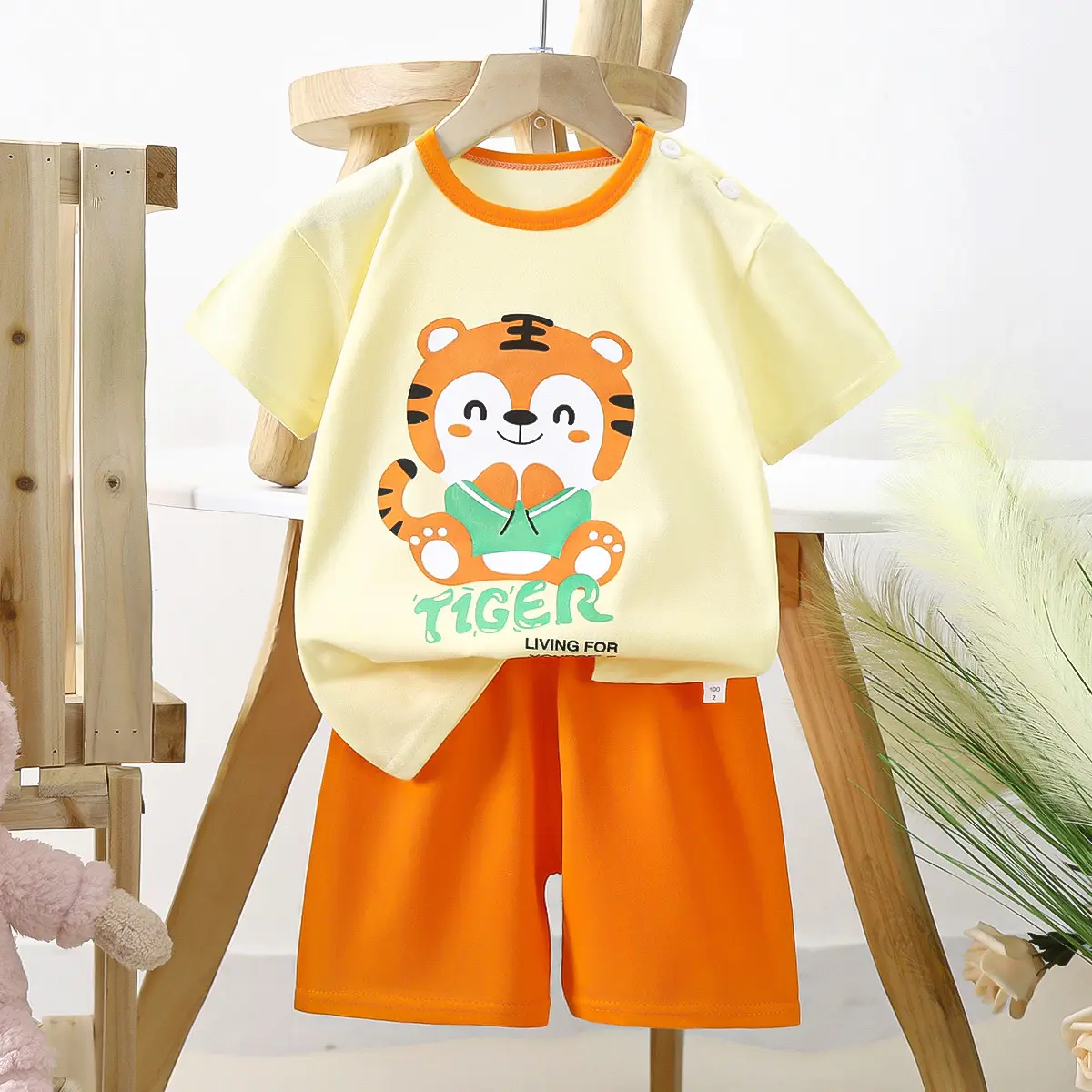 Boys Set Clothes Tshirt And Shorts