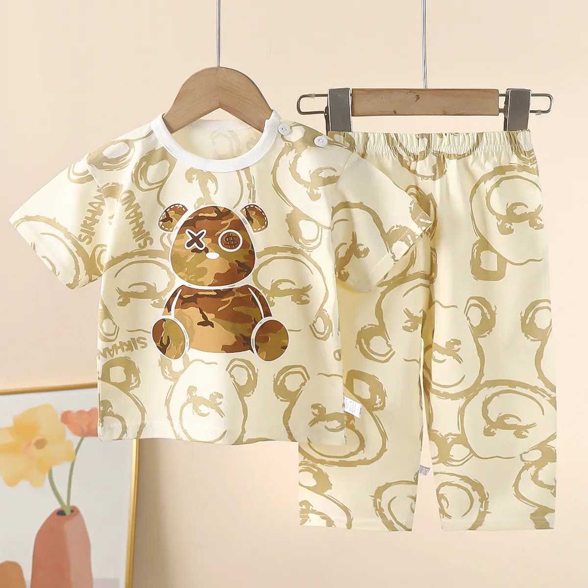 Baby Clothes 100% Cotton Cartoon Printed