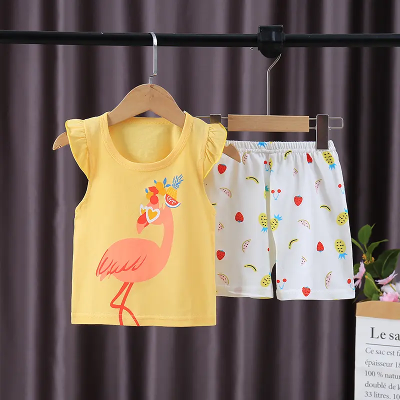 Girls Clothing Sets Summer Cotton