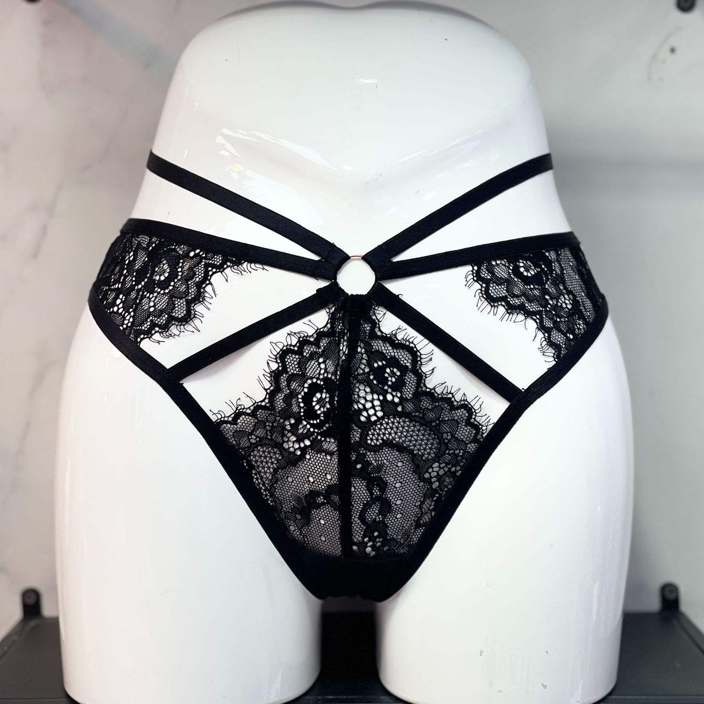 Women's Embroidered Lace Hollow Underwear Women's Elastic Low Waist Comfortable Soft Hot Pants T Pants