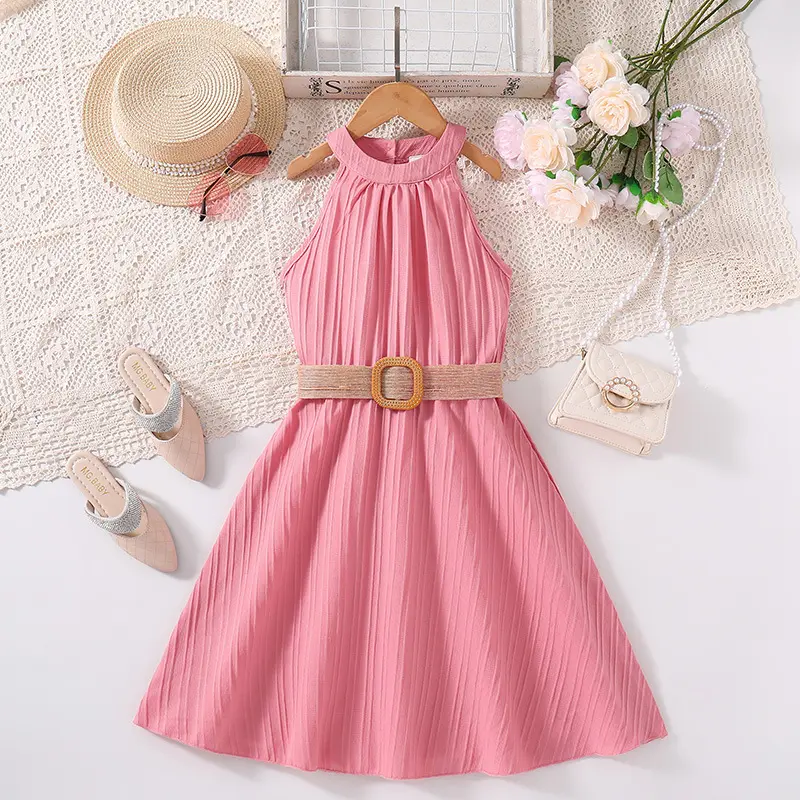 Girls' Dresses Summer Sleeveless Baby Girl Clothes