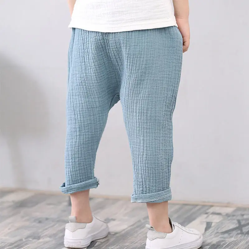 Baby Boy Pants Cotton Linen Baby Pants
