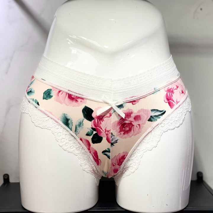 High-End Fashion Women's Sexy Lace Hot Pants Women's Bow Printed panties