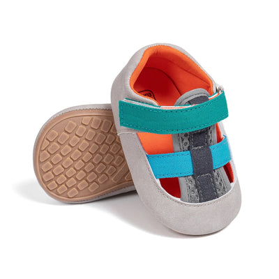 Baby sandals with mesh fabric breathable lightweight non slip SHO