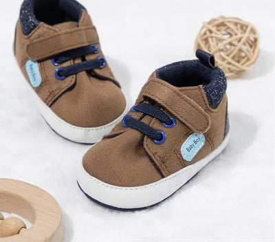 Infant boys cotton soft sole sneakers SHO