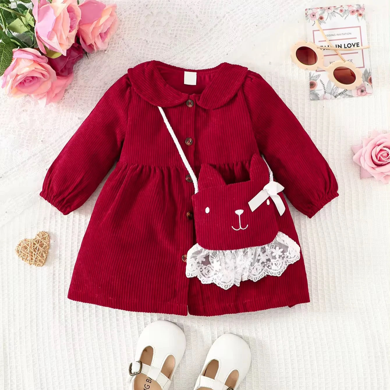 Toddler girls spring autumn dress FSH