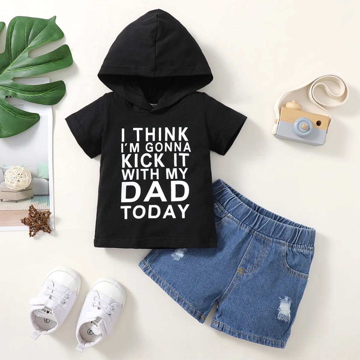 Toddler boy 2 Pc short set FSH